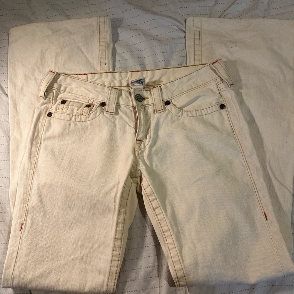 true religion embroidered jeans